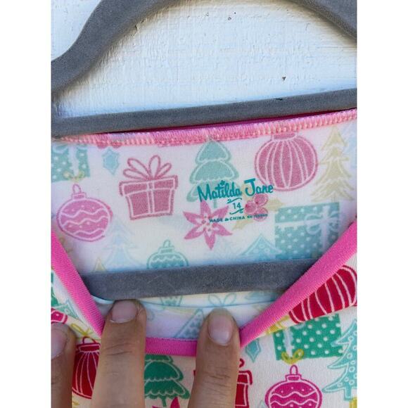 Matilda Jane Pajama Bundle, Hearts,‎ Christmas, Holidays, Polka Dot, Sz 14 - Picture 8 of 12